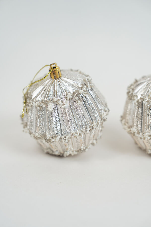 Colgante Esferas Acanaladas, 3un. COLOR UNICO image number null