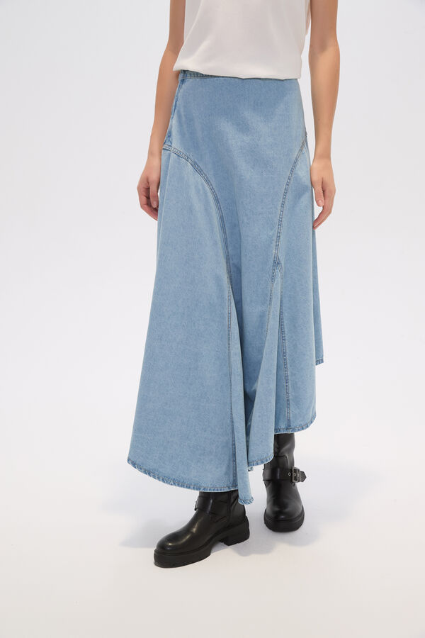 FALDA KUALCA AZUL CLARO image number null