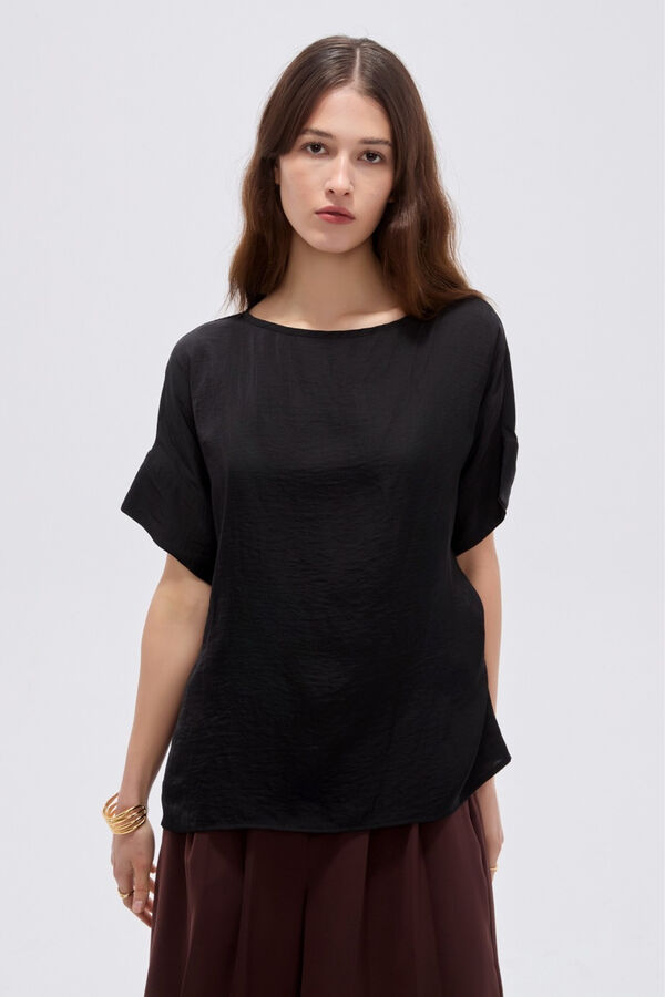 BLUSA BUREI 70809 NEGRO image number null