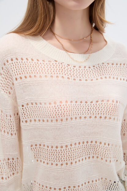 SWEATER TULOEK 70809 MARFIL  / OFF WHITE image number null