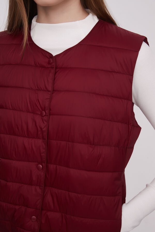 CHALECO BUJIN BORDEAUX image number null