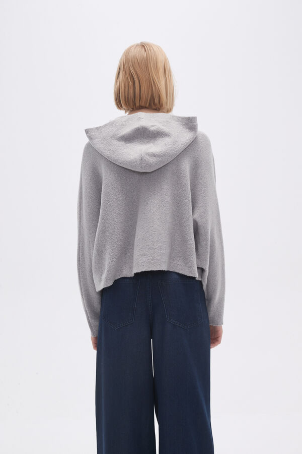 SWEATER PLIDI GRIS MELANGE MEDIO image number null