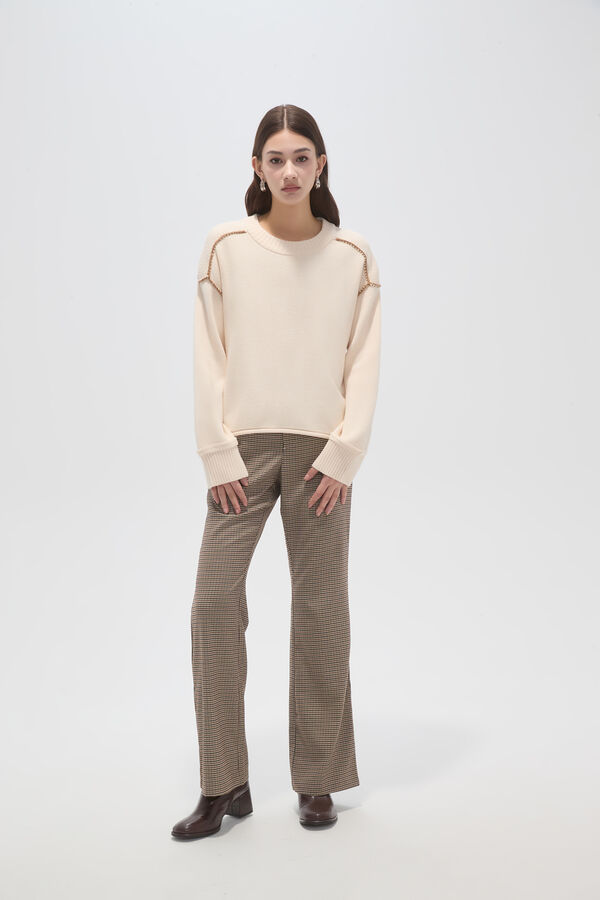 SWEATER FLORISE CRUDO / NATURAL image number null