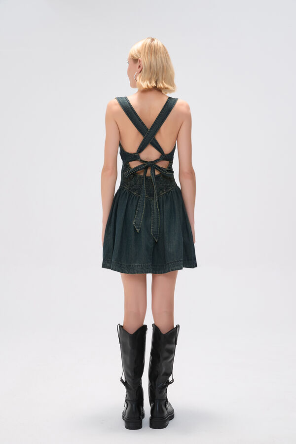 VESTIDO FYLIA AZUL OSCURO image number null