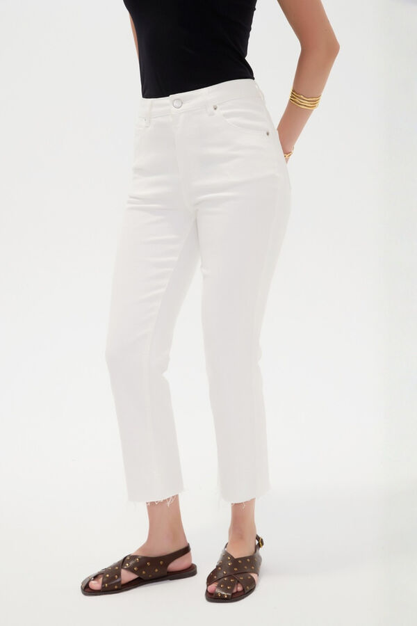 PANTALON VILEHADA 70809 MARFIL  / OFF WHITE image number null