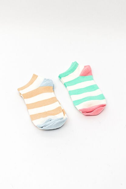 Medias Ankle Cartun, Pack x 2 COLOR UNICO image number null