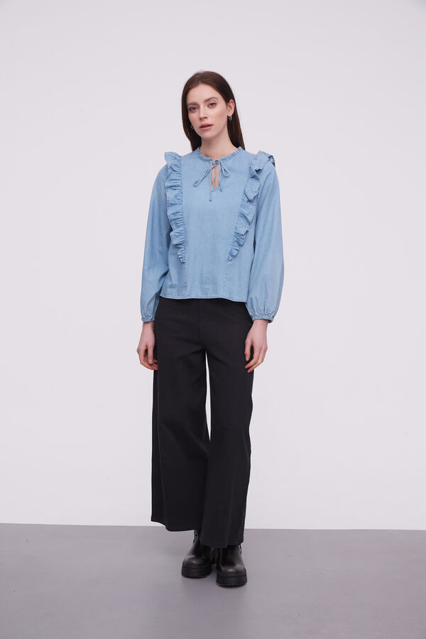 BLUSA RIMBAL AZUL CLARO image number null