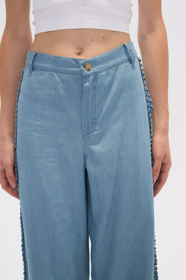 PANTALON BOLINER AZUL CLARO image number null