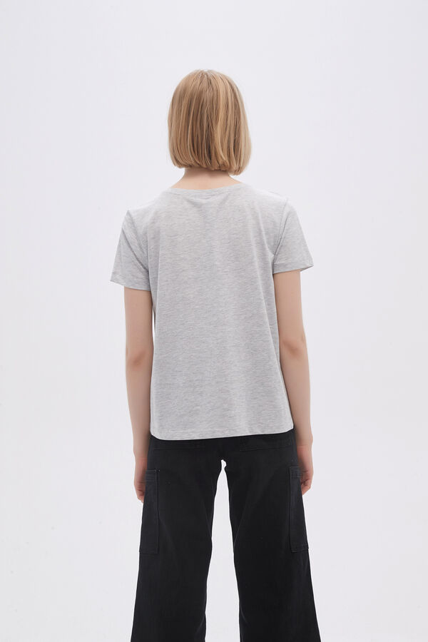 REMERA URSA GRIS MELANGE image number null