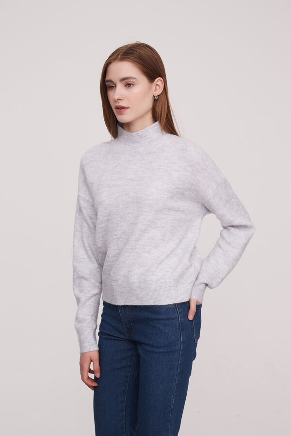 SWEATER CRISHELL GRIS MELANGE image number null