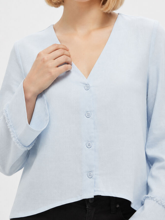 CAMISA YALVEN 70607 CELESTE CLARO image number null