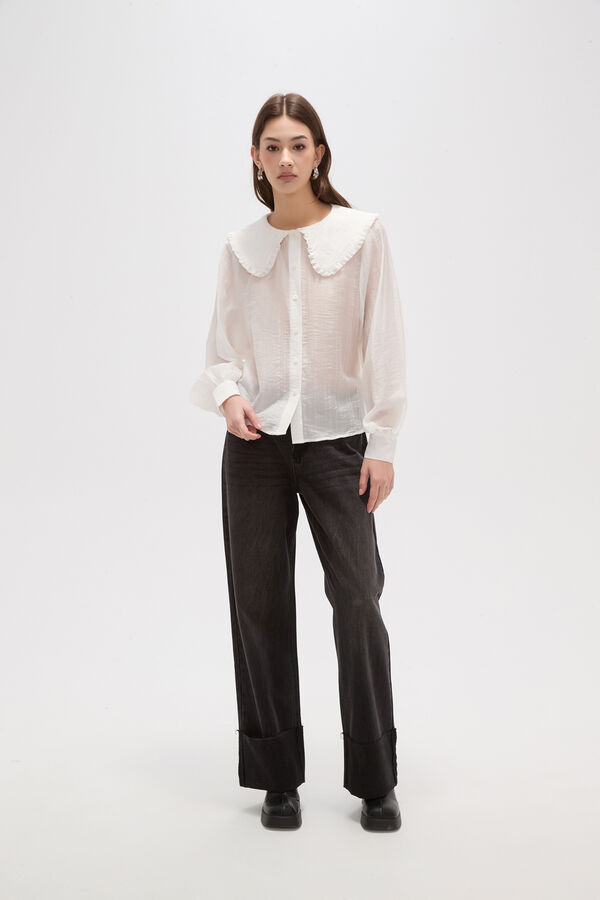CAMISA RAELI MARFIL  / OFF WHITE image number null