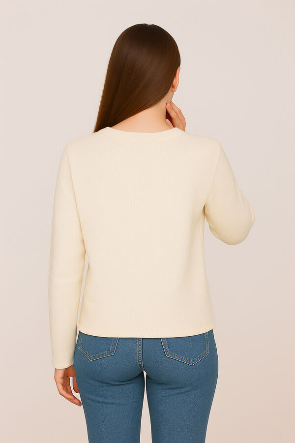 SWEATER ZUVIL MARFIL  / OFF WHITE image number null