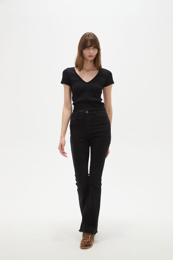 REMERA BIEBS 70809 NEGRO image number null
