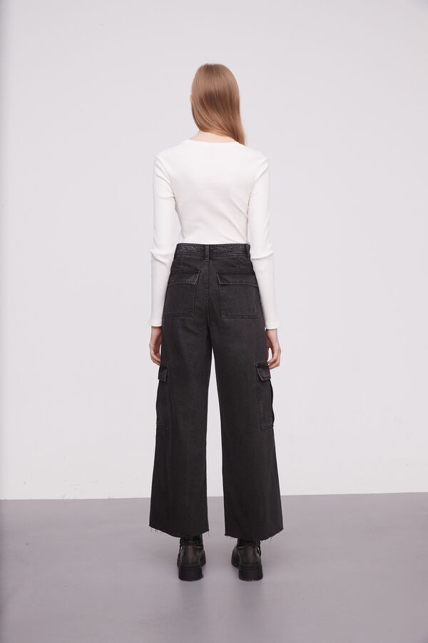 PANTALON YAZZ GRIS MEDIO