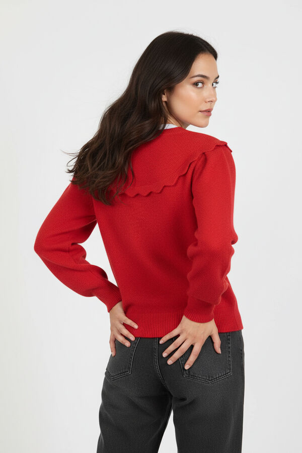 CARDIGAN JALANE ROJO image number null