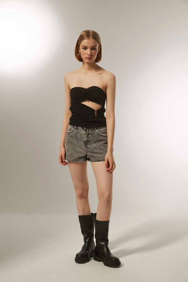 SHORT MIRSO GRIS CLARO image number null