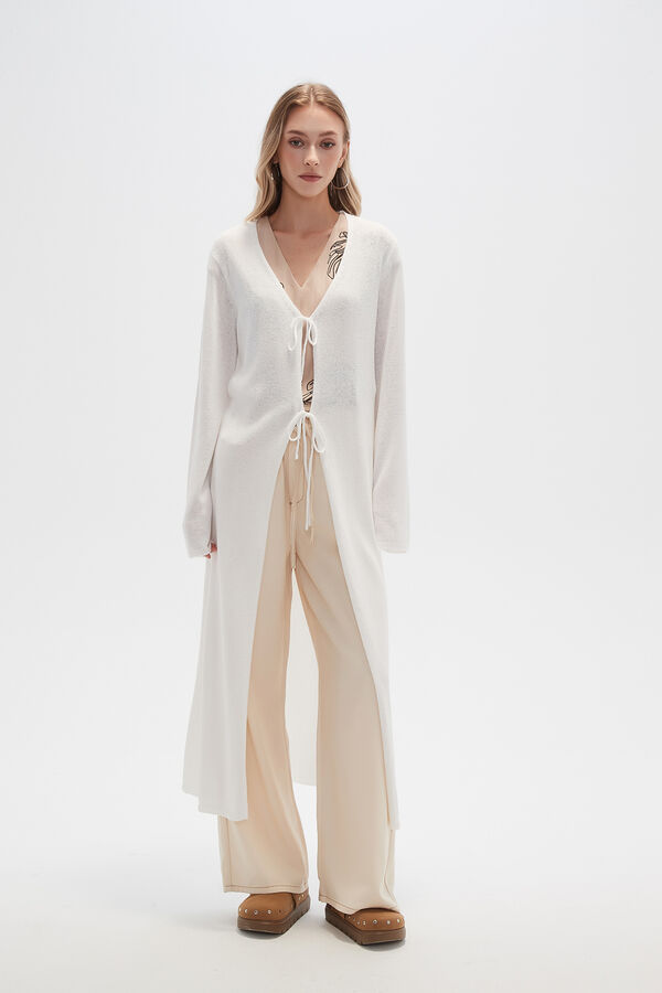 SACO AWIEKA MARFIL  / OFF WHITE image number null