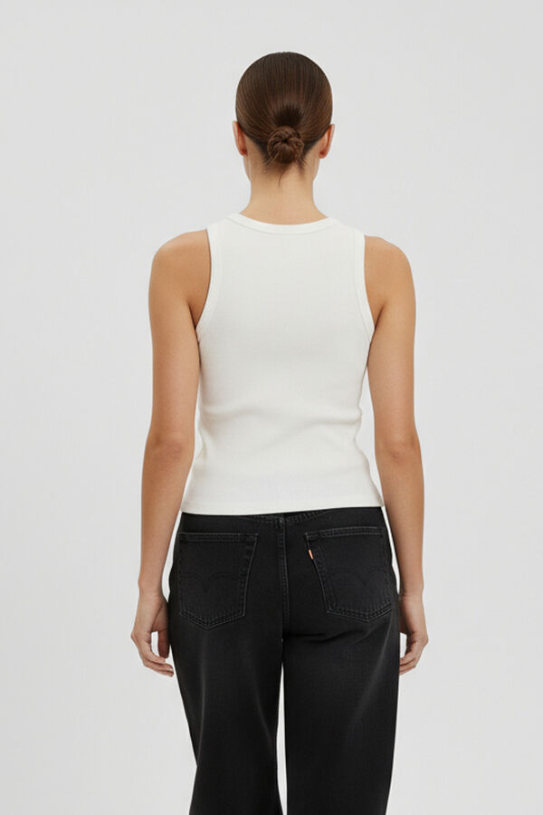 MUSCULOSA RASEL MARFIL  / OFF WHITE image number null