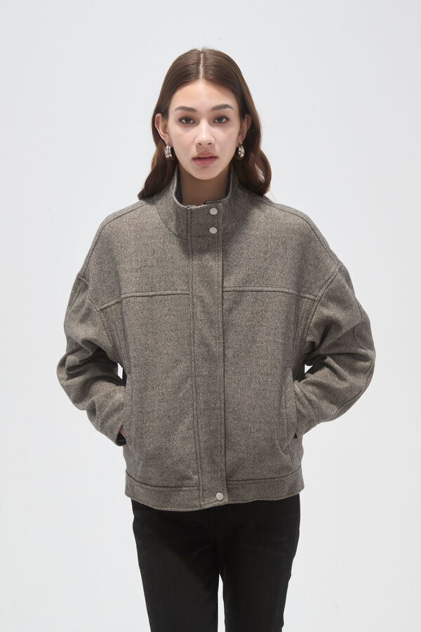 CAMPERA NAIAR GRIS MELANGE image number null