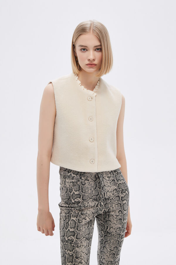 CHALECO FRESHY BEIGE CLARO image number null