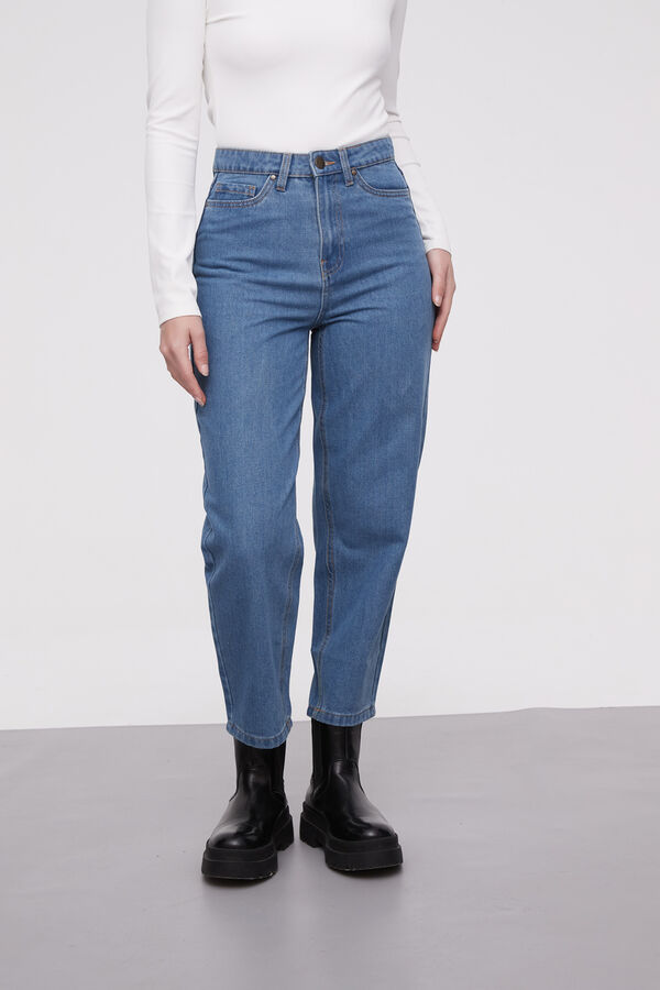 PANTALON BUSTAMANTE AZUL GRISACEO image number null
