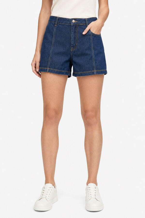 SHORT MOSAR 70809 AZUL INDIGO image number null