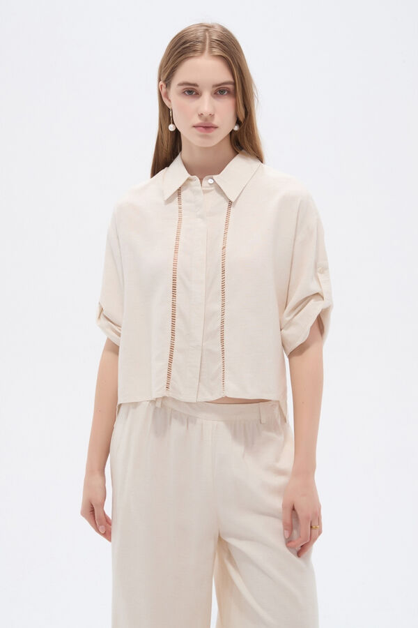 CAMISA ROLA 70607 ARENA MELANGE image number null