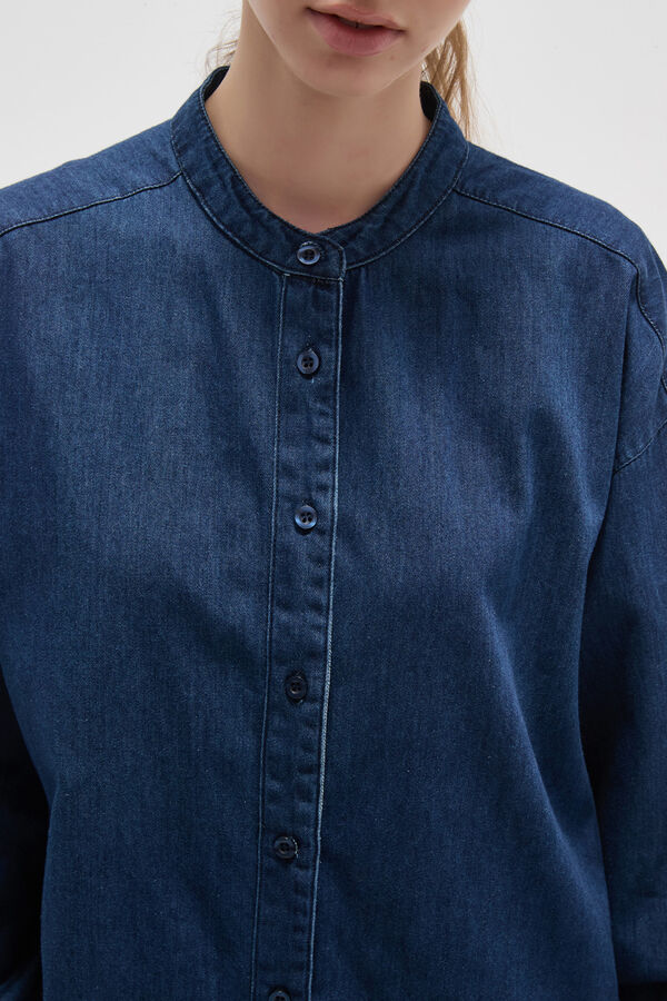 CAMISA TAREL AZUL INDIGO image number null