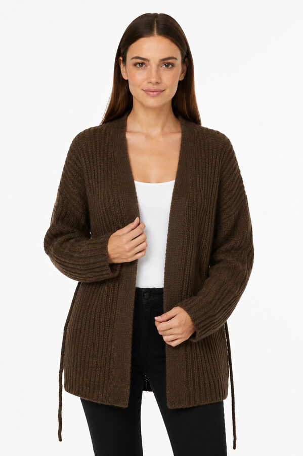 CARDIGAN TOURAE TAUPE / MINK / VISON image number null
