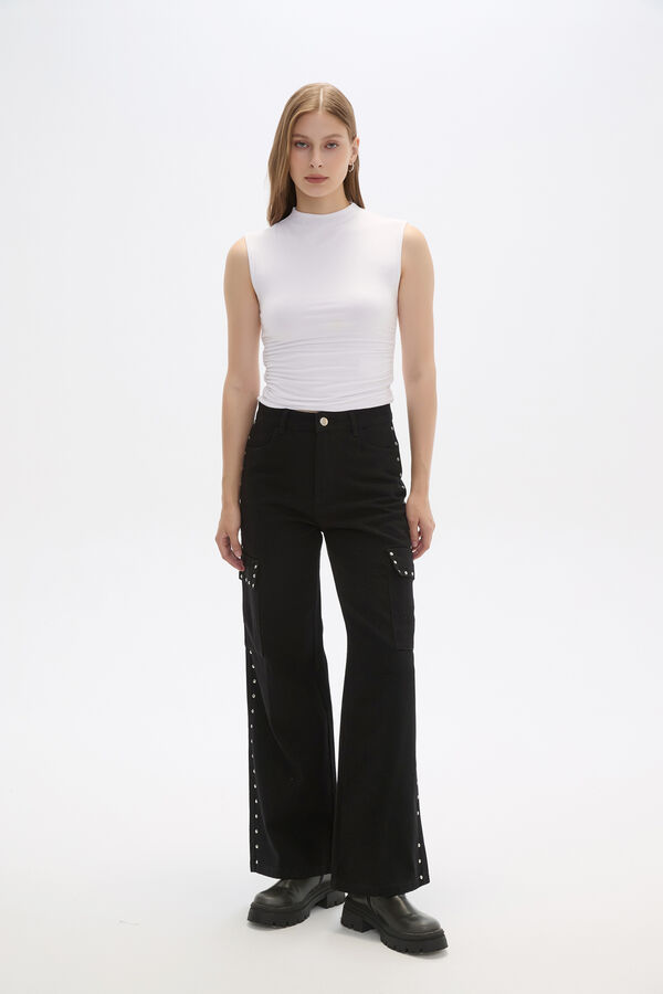PANTALON BAPOR NEGRO image number null