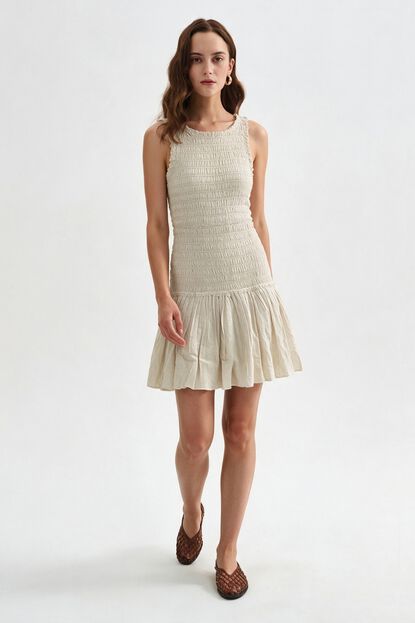 VESTIDO KAMAR 70809 ARENA MELANGE image number null