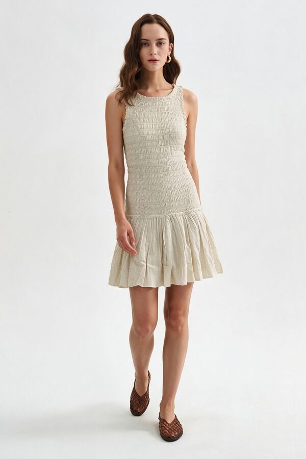VESTIDO KAMAR 70809 ARENA MELANGE image number null