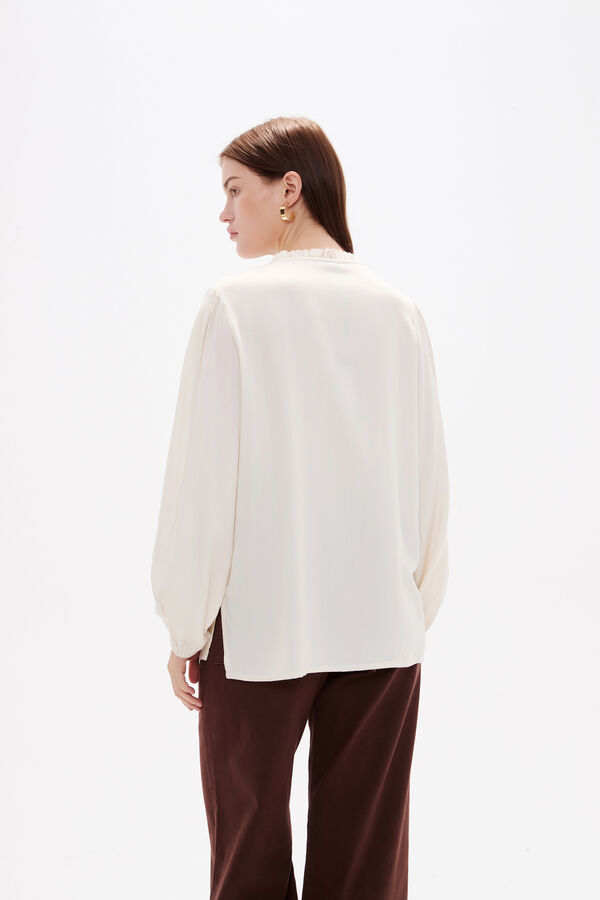 CAMISA BLOVA CRUDO / NATURAL image number null