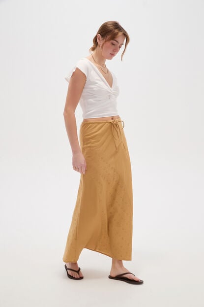 FALDA AGLAE 70809 BEIGE OSCURO image number null