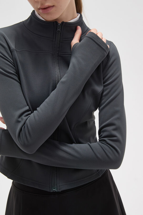 CAMPERA PALUA GRIS OSCURO image number null