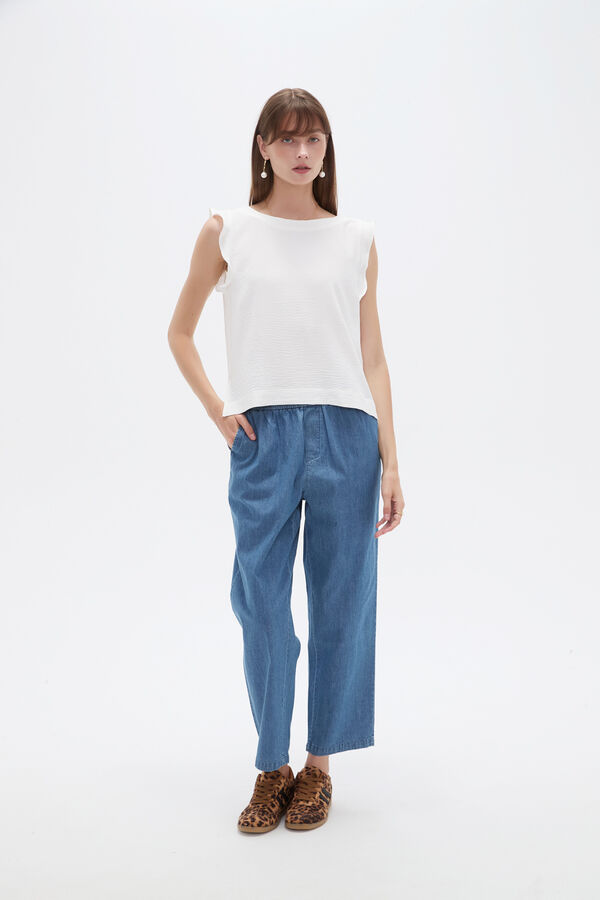 BLUSA JASTEL 70607 MARFIL  / OFF WHITE image number null