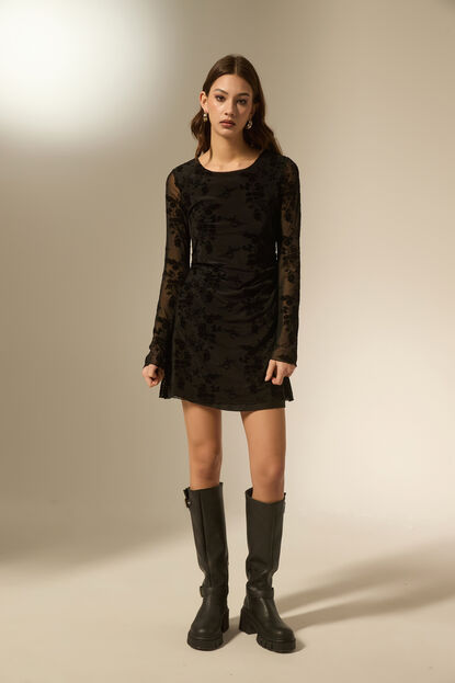 VESTIDO ERYNOR NEGRO image number null
