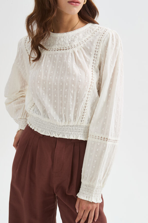BLUSA ACHA 70607 MARFIL  / OFF WHITE image number null