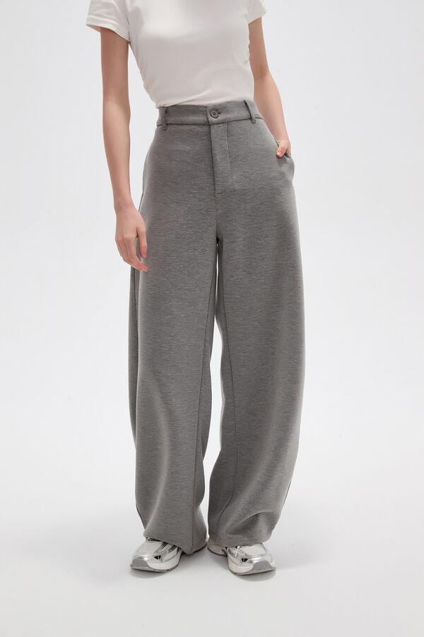 PANTALON CHANDLER GRIS MELANGE image number null