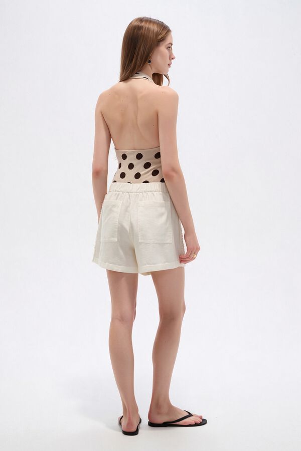 SHORT ALVIX 70809 MARFIL  / OFF WHITE image number null