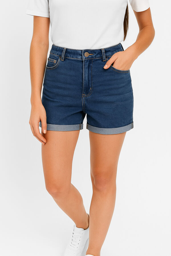 SHORT INERTA AZUL MEDIO image number null