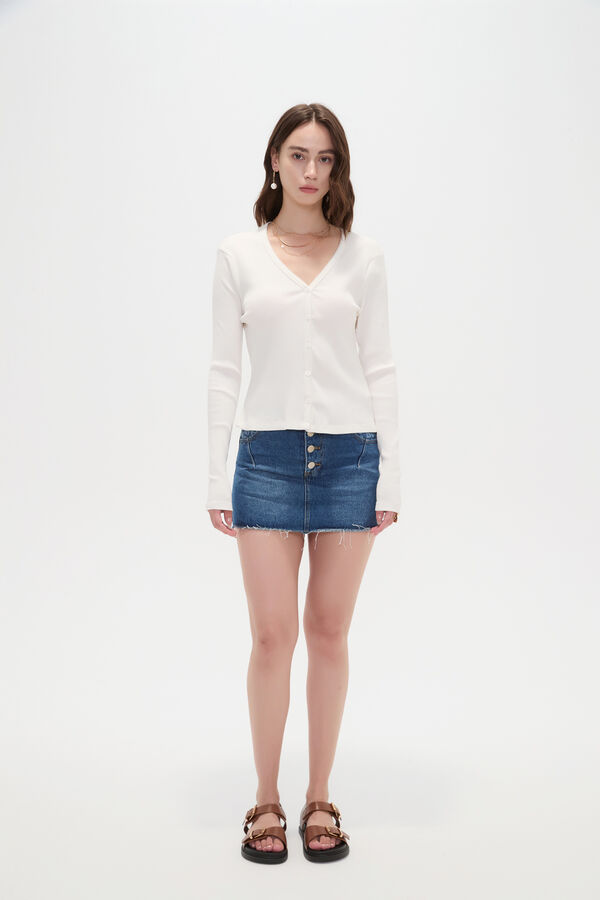 REMERA IRVETH MARFIL  / OFF WHITE image number null