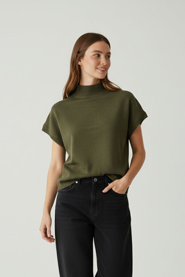 CHALECO MOCH VERDE OLIVA OSCURO image number null