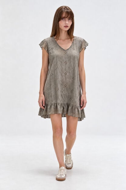 VESTIDO TIEOR 70809 GRIS OSCURO image number null