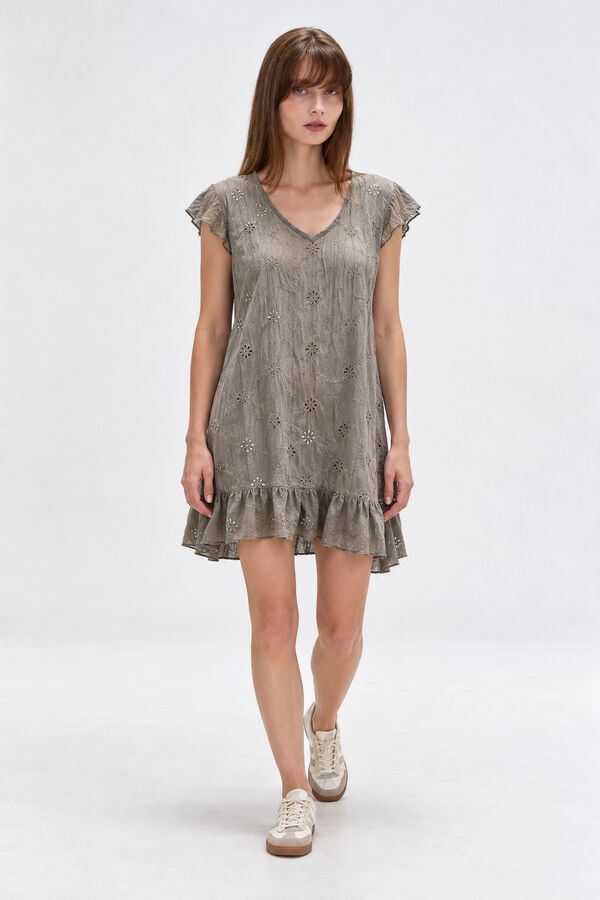 VESTIDO TIEOR 70809 GRIS OSCURO image number null