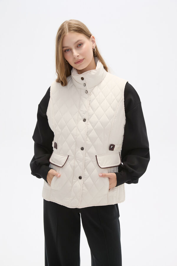 CHALECO CLAUNET CRUDO / NATURAL image number null