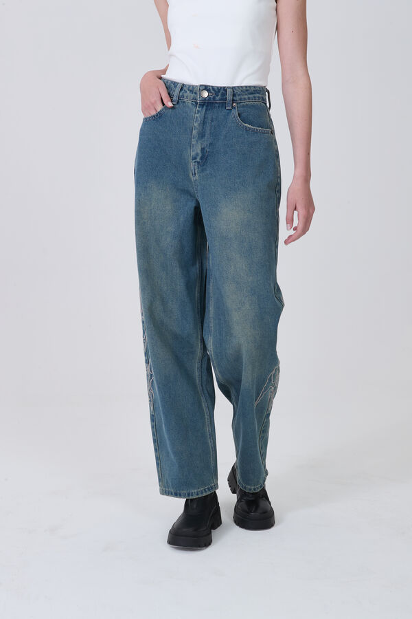 PANTALON QUARISE AZUL GRISACEO image number null