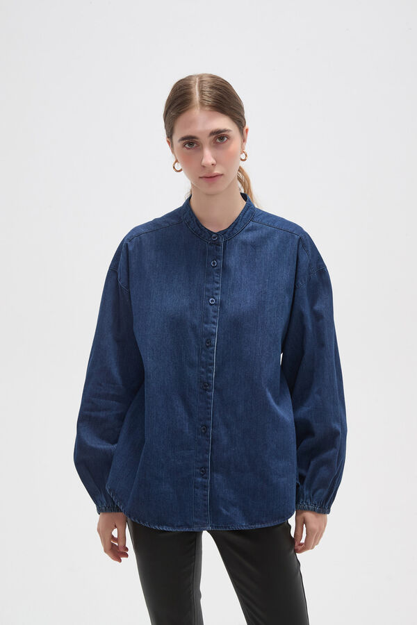 CAMISA TAREL AZUL INDIGO image number null