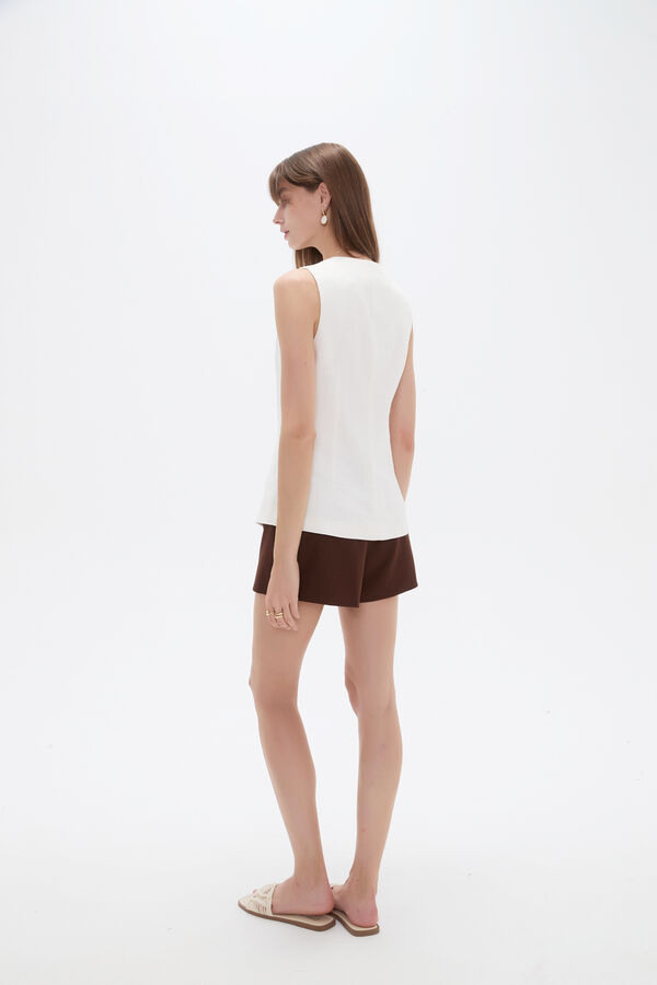 CHALECO PAULIN 70809 MARFIL  / OFF WHITE image number null